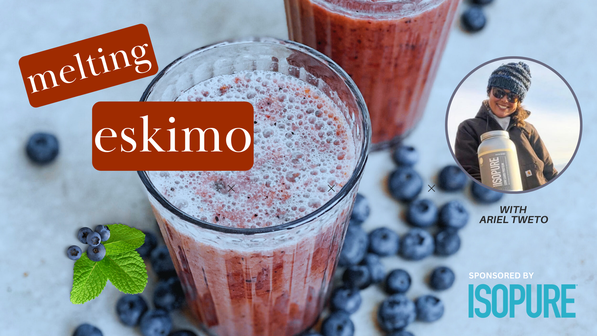 Sunday 12:00 PM – 12:30 PM<br>Ariel Tweto “Melting Eskimo Recipe” Sponsored by Isopure